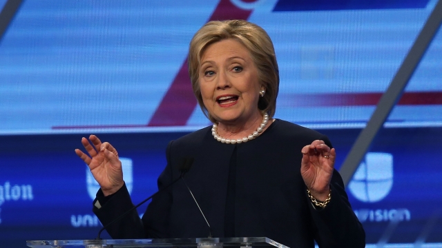 Hillary Clinton defends her role in the Benghazi controversy during a debate