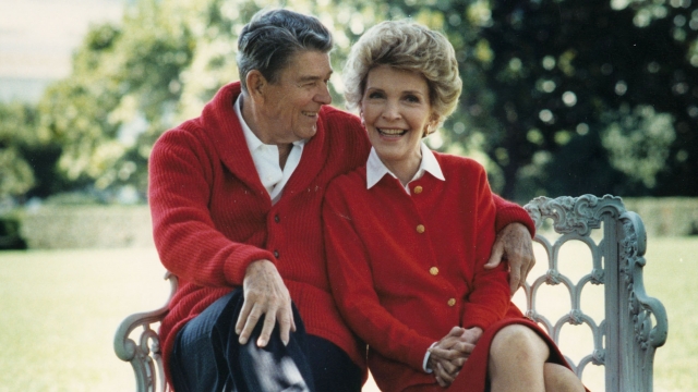 Ronald and Nancy Reagan in an undated photo.