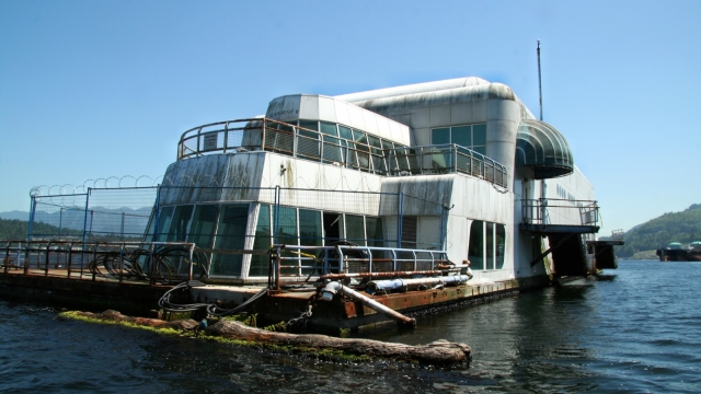 The floating McDonalds left over from Canada's Expo 86.