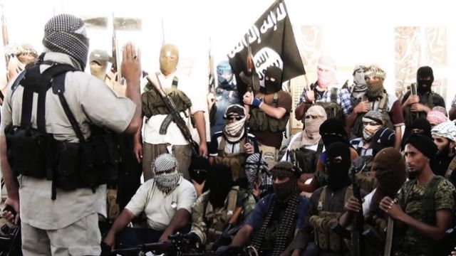 ISIS fighters featured in a propaganda photo