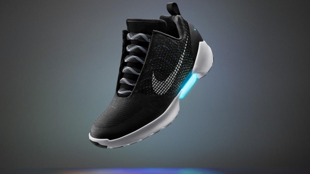 The Nike HyperAdapts 1.0 can lace themselves.