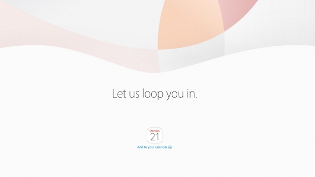 Apple's landing page for its March 21 Event.