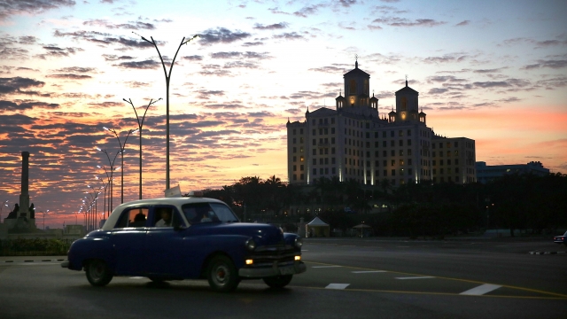 The hotel Nacional is seen as Cuba prepares for the visit of U.S. president Barack Obama.