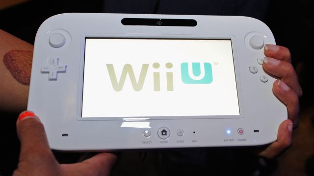 The gamepad for Nintendo's Wii U console.