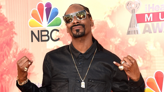 Snoop Dogg seen at the 2015 iHeartRadio Music Awards.
