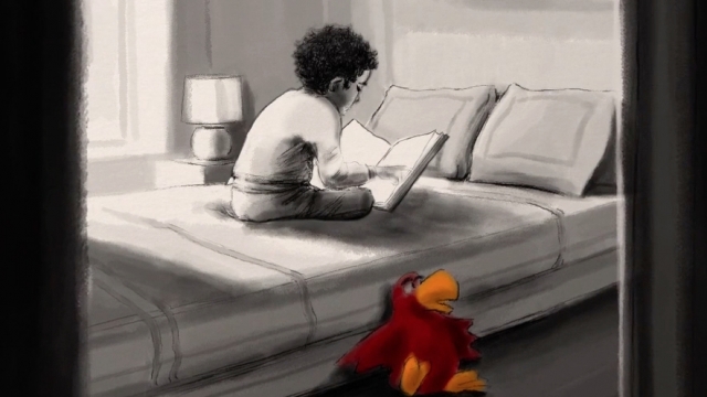 A scene from "Life, Animated," a documentary about Owen Suskind's love of Disney and how it helped him learn to communicate.