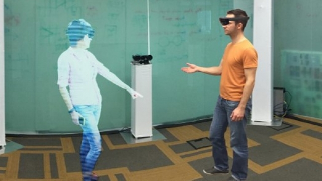 Microsoft's Hololens will let people communicate via hologram.