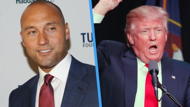 Derek Jeter and Donald Trump won't be running mates this year.