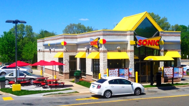An image of a Sonic drive-in restaurant.