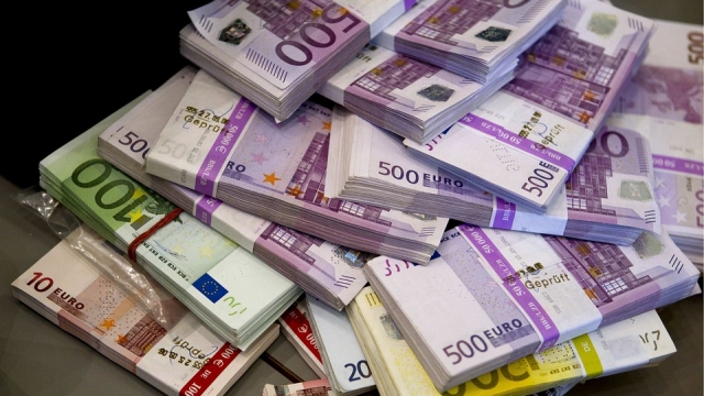 A pile of euros.