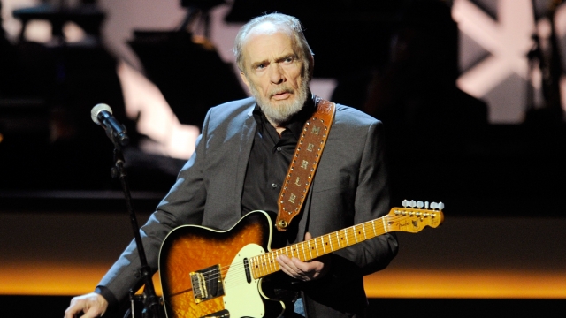 Recording artist Merle Haggard performs during the opening night of The Smith Center