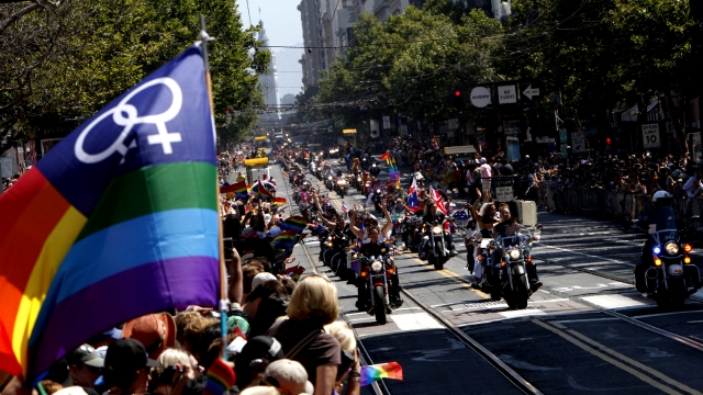 San Francisco's gay pride parade.