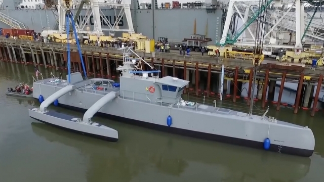 The Navy recently christened its self-driving warship the Sea Hunter.