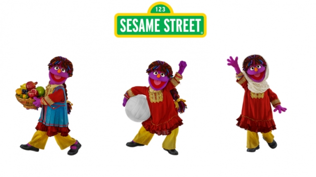 New Sesame Street puppet Zari