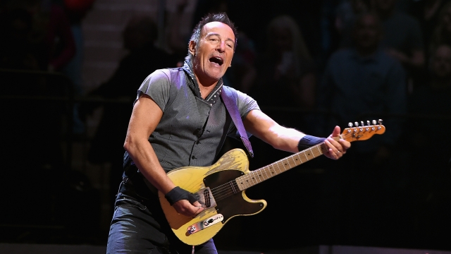 Springsteen at a concert in New York in March.