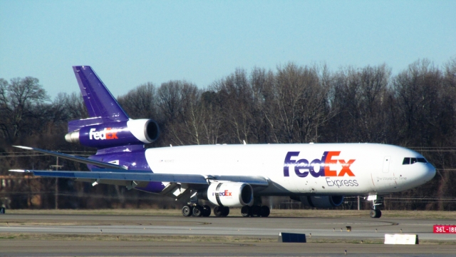 FedEx plane at Memphis Airport