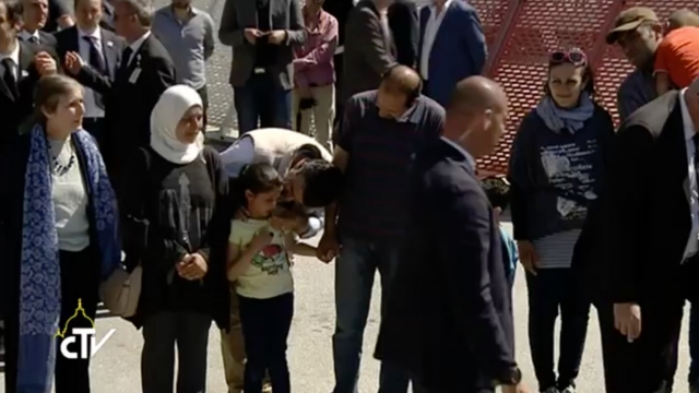 Syrian refugee families chosen to go to Rome