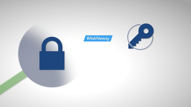 Think of online encryption as a lock with a partner key.
