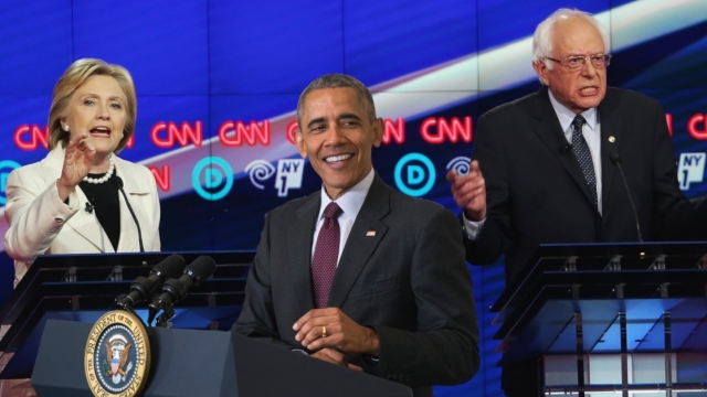 President Obama still hasn't publicly chosen between Clinton and Sanders.