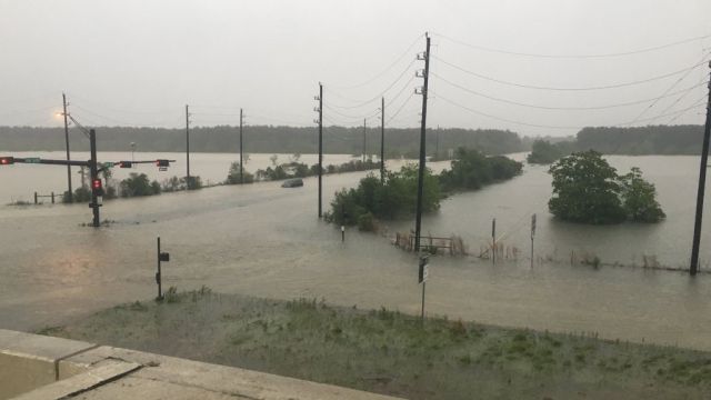Houston area hit with record-breaking rain.