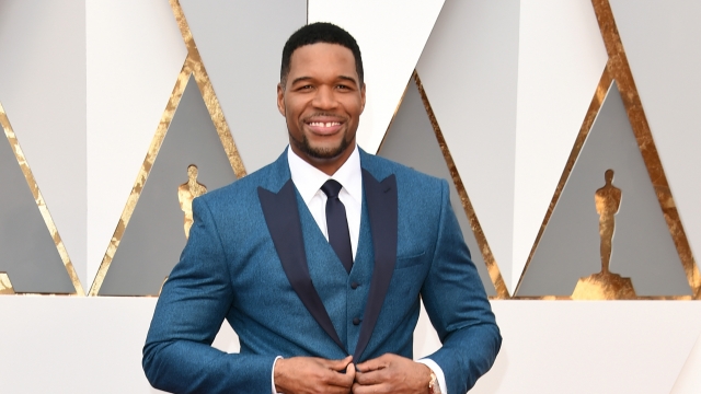 TV personality Michael Strahan attends the 88th Annual Academy Awards.