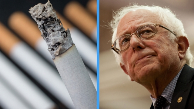 Bernie Sanders talks about cigarettes