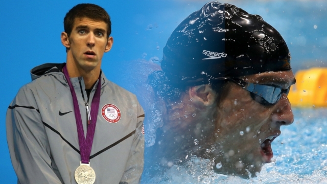 Michael Phelps at the 2012 Olympics.