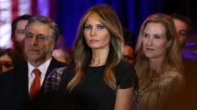 Melania Trump at a Trump event in New York in April.