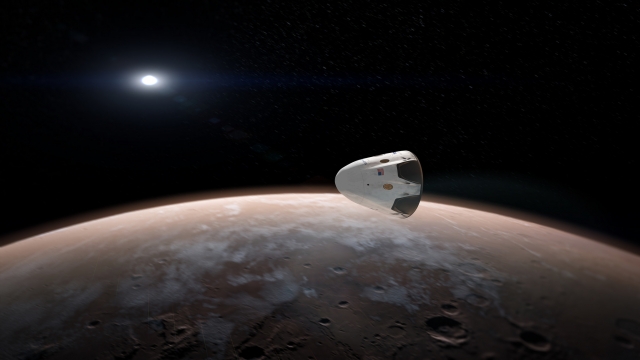 SpaceX wants to reach Mars with its Dragon capsules by 2018.