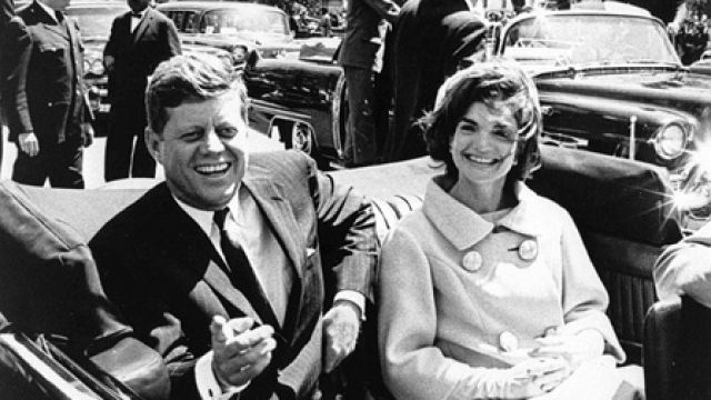 President John F. Kennedy and First Lady Jackie Kennedy