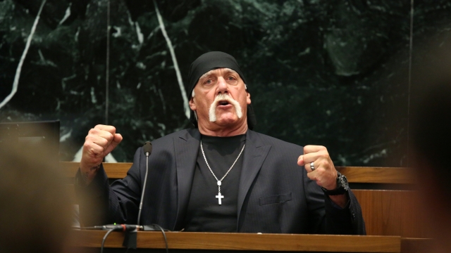 Hulk Hogan in court.
