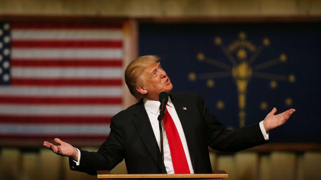 Donald Trump in Indiana