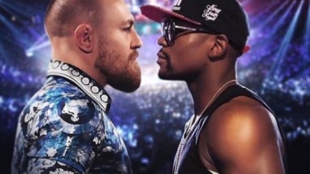 Conor McGregor posted this photo to his Twitter account suggesting a boxing match versus Floyd Mayweather was possible.