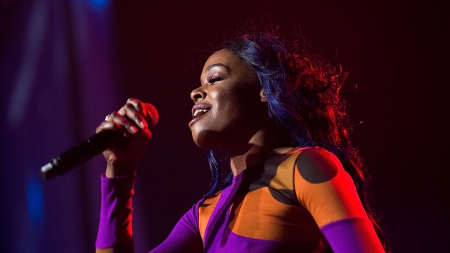 Azealia Banks performs for fans during Splendour in the Grass on July 25, 2015, in Byron Bay, Australia.