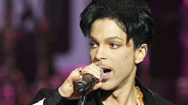 Musician Prince performs onstage at the 36th Annual NAACP Image Awards in 2005.