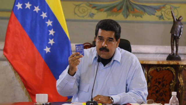 Venezuela's president Nicolás Maduro.
