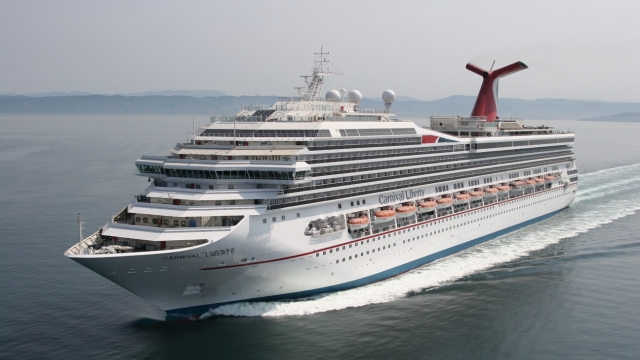 A Carnival Liberty cruise ship.