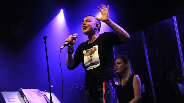 Sinead O'Connor performs at the Highline Ballroom on February 23, 2012.
