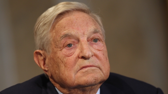 George Soros, one of the most prominent donors to liberal causes.