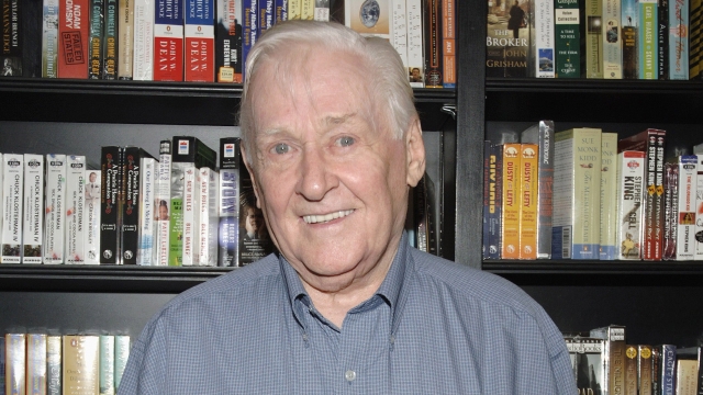 Alan Young smiles as he signs copies Of 'There's No Business Like Show Business... Was' at Book Soup on Sept. 10, 2006.