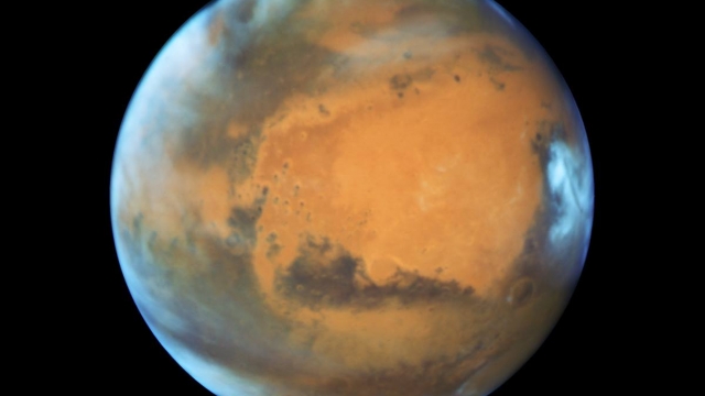 On May 12, 2016, astronomers using NASA's Hubble Space Telescope captured this striking image of Mars.
