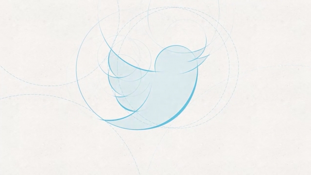 An opaque version of Twitter's blue bird logo is drawn.