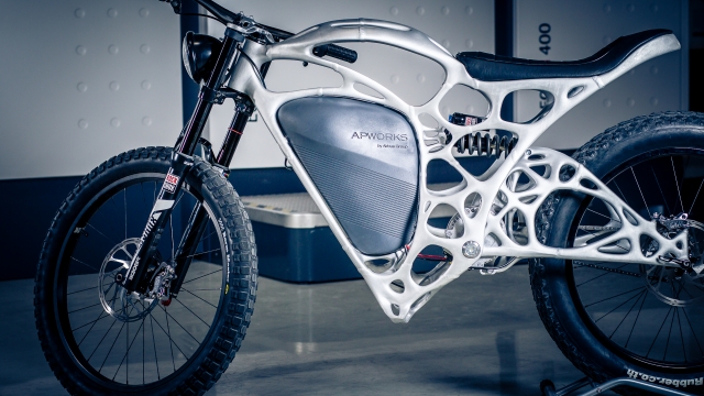 Aluminum 3-D-printed motorcycle is the first of its kind.