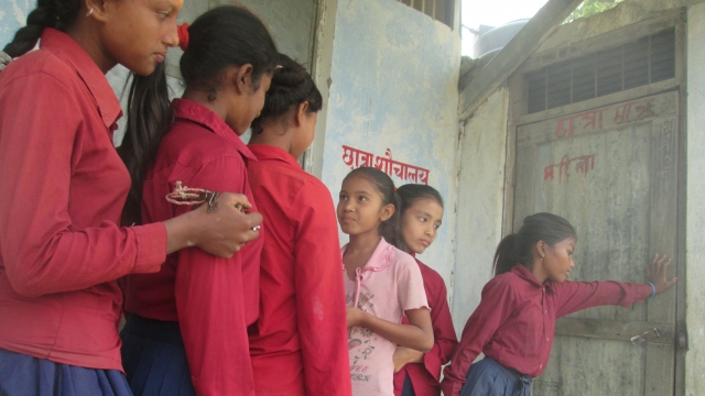 Nepalese school girls