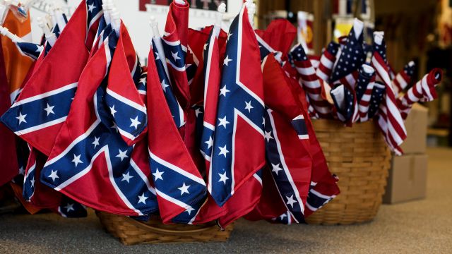 Confederate flags