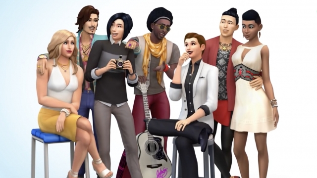 "The Sims 4" with updated characters.