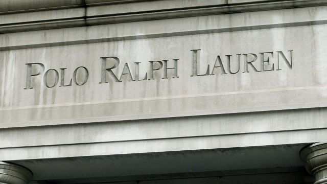 A Polo Ralph Lauren sign is seen outside a store November 4, 2004 in downtown Chicago, Illinois.