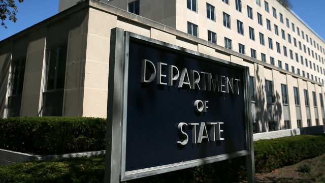 Exterior shot of U.S. Department of State.