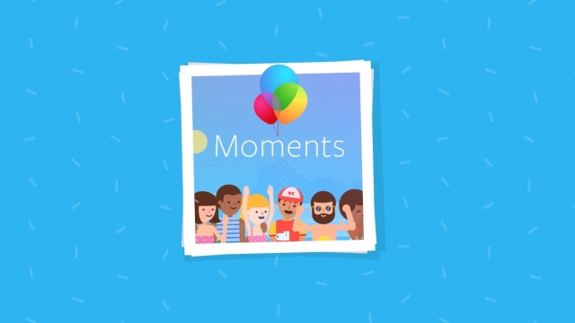 The standalone app "Moments."