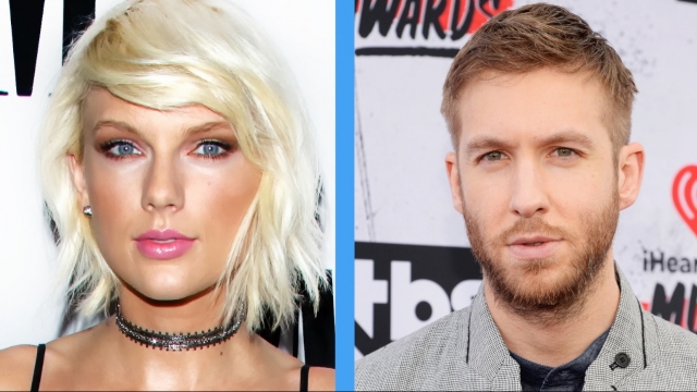 Pop star Taylor Swift and DJ Calvin Harris.